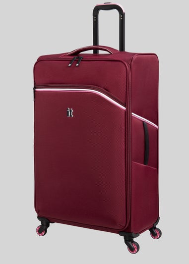 IT Luggage Soft Red Suitcase
