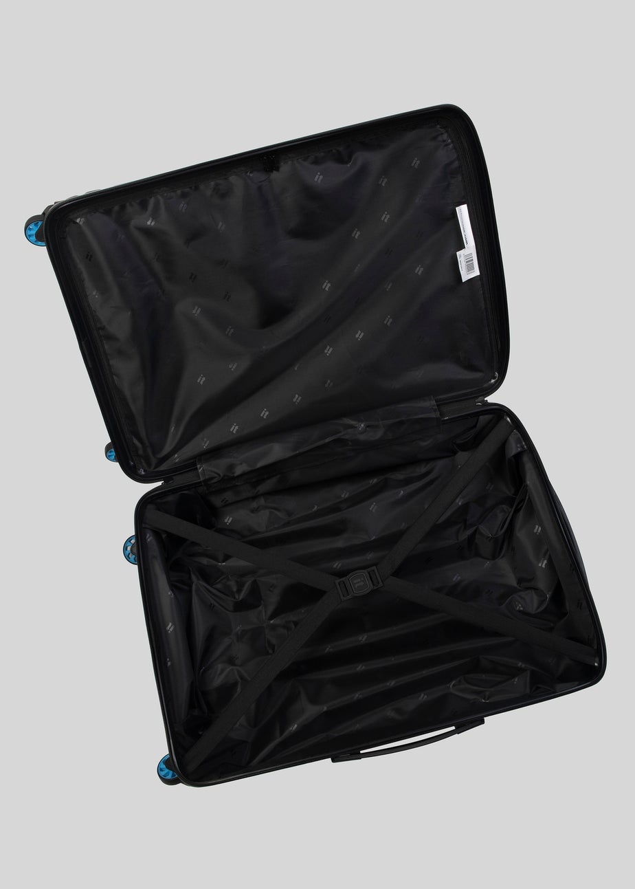 IT Luggage Grey Hard Shell Suitcase