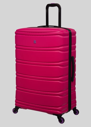 IT Luggage Pink Hard Shell Suitcase