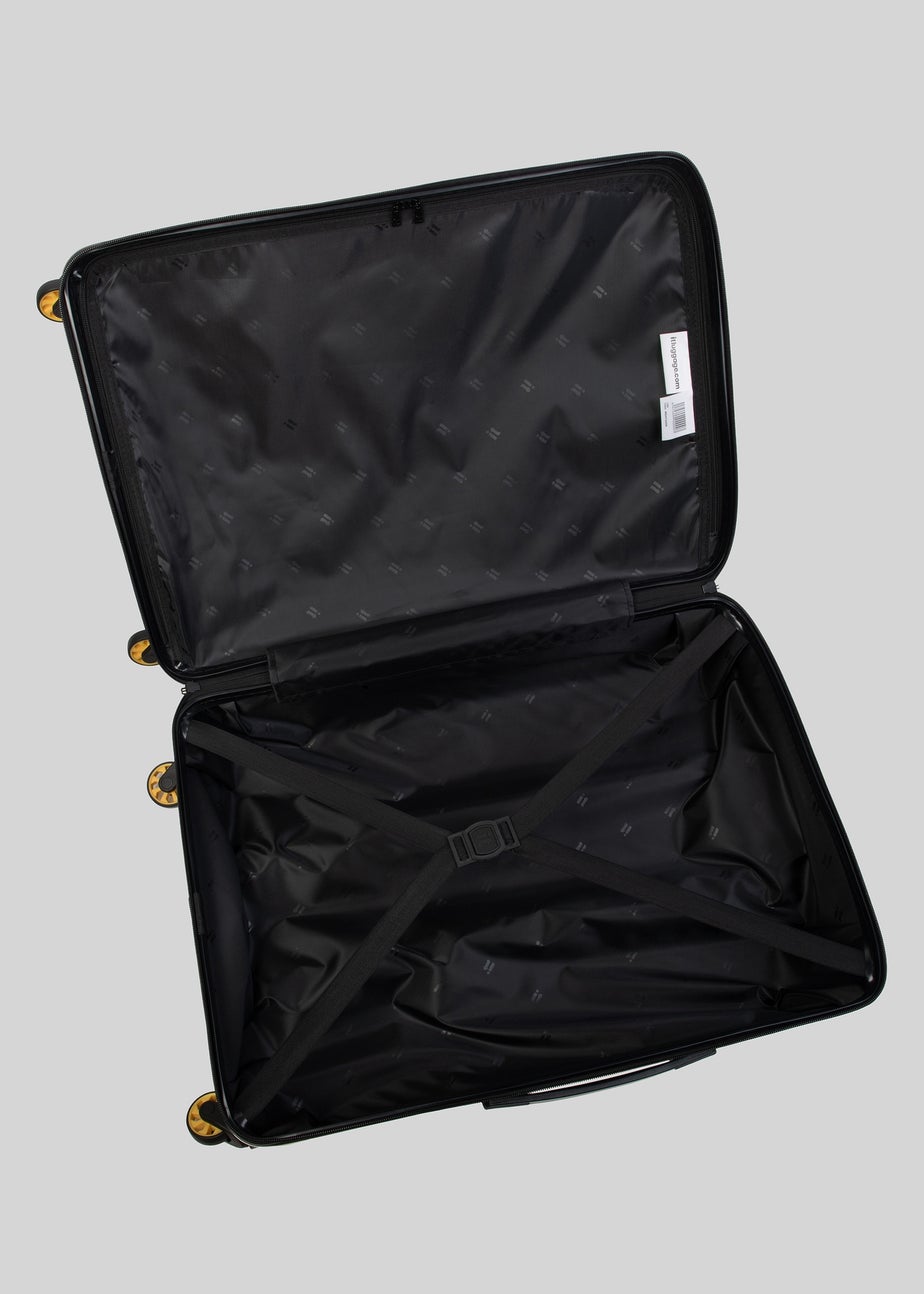 IT Luggage Yellow Hard Shell Suitcase