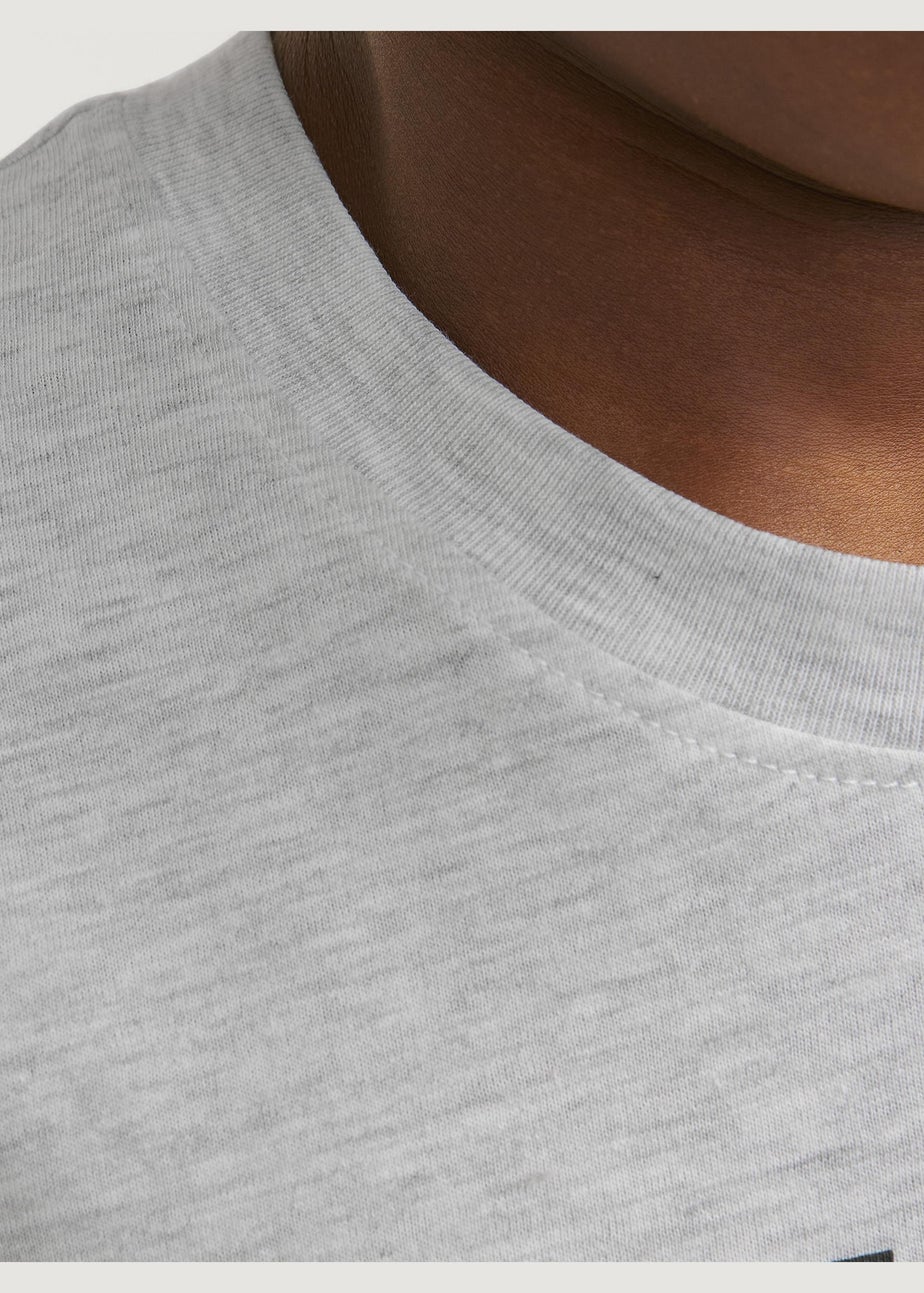 Jack & Jones Boys Grey Crew Neck T-Shirt (6-16yrs)