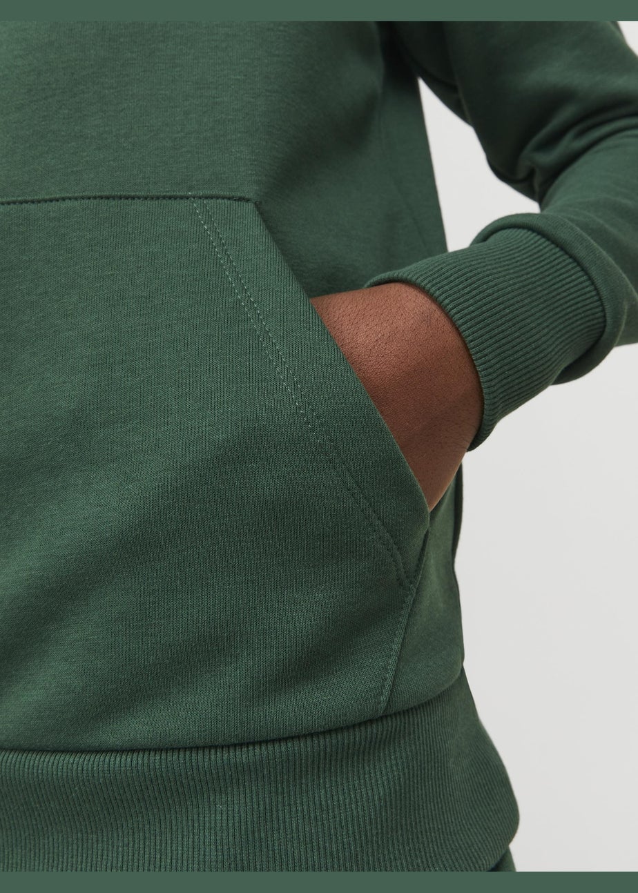 Jack & Jones Boys Green Hoodie (8-16yrs)