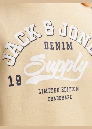 Jack & Jones Boys Apricot Hooded Sweatshirt (8-16yrs)