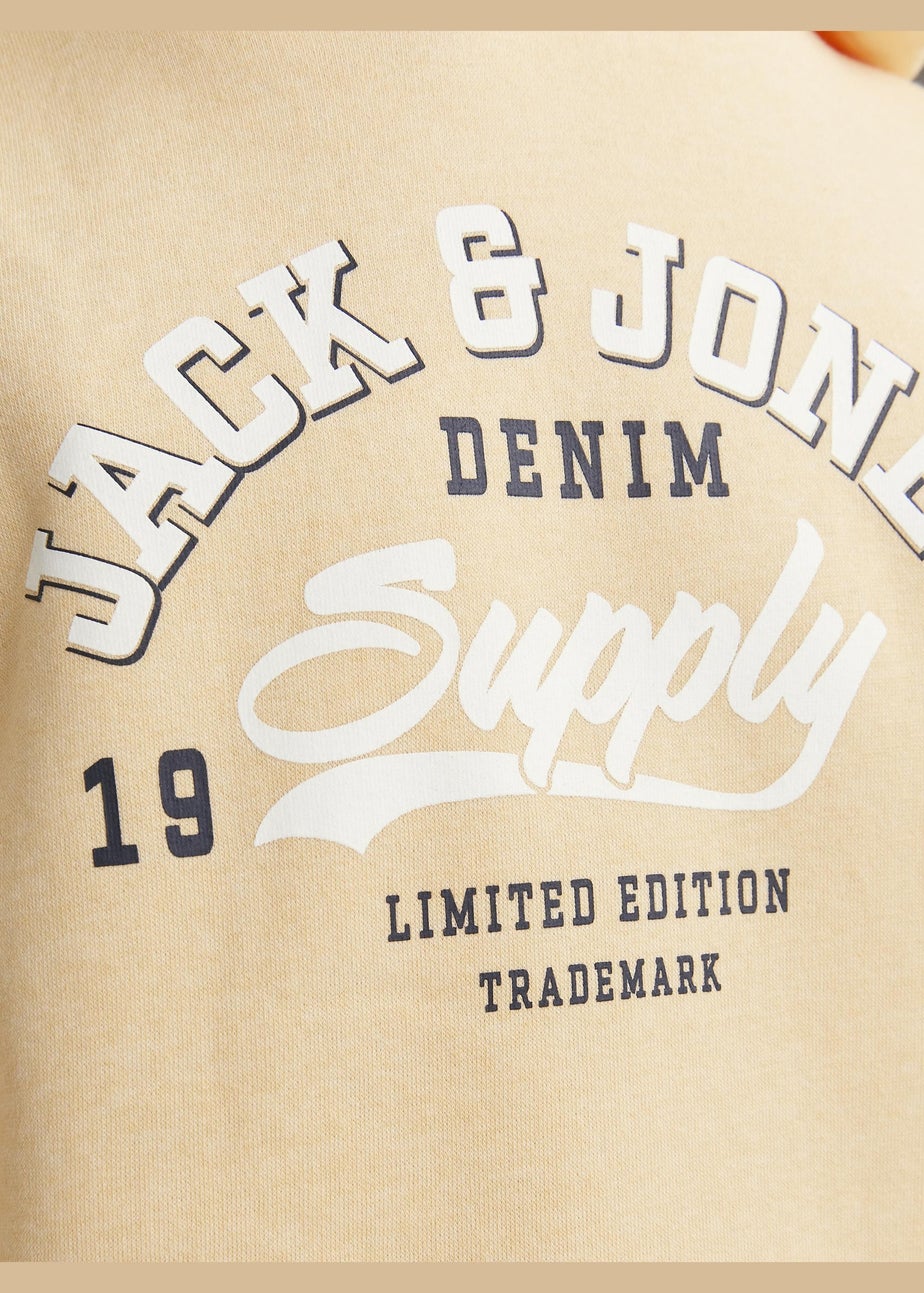 Jack & Jones Boys Apricot Hooded Sweatshirt (8-16yrs)