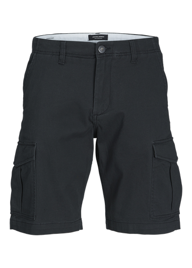Jack & Jones Boys Black Cargo Sweat Shorts (8-16yrs)