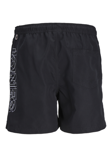 Jack and Jones Boys Black Logo Swim Shorts (8-16yrs)