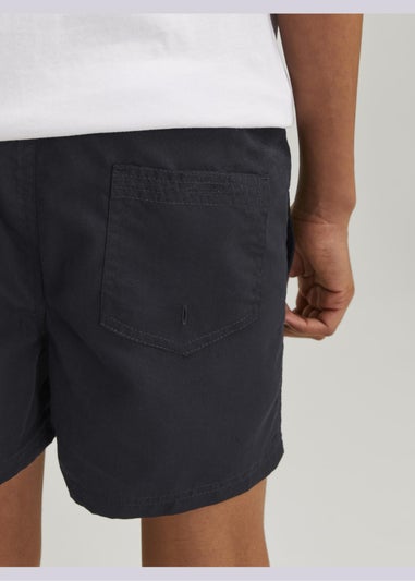 Jack and Jones Boys Black Logo Swim Shorts (8-16yrs)