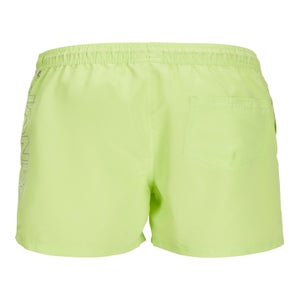 Jack & Jones Boys Green Double Logo Swim Shorts (8-16yrs)
