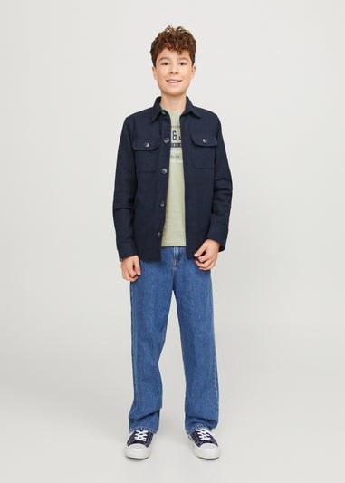 Jack & Jones Boys Green T-Shirt (6-16yrs)