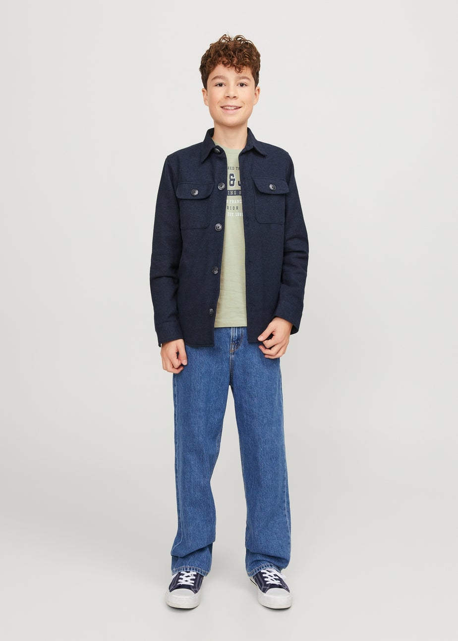 Jack & Jones Boys Green T-Shirt (6-16yrs)