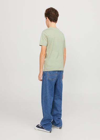 Jack & Jones Boys Green T-Shirt (6-16yrs)