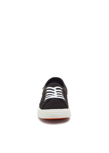 Rocket Dog Black Canvas Trainers