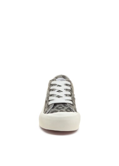 Rocket Dog Grey Leopard Trainers