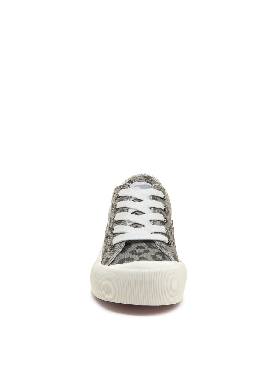 Rocket Dog Grey Leopard Trainers