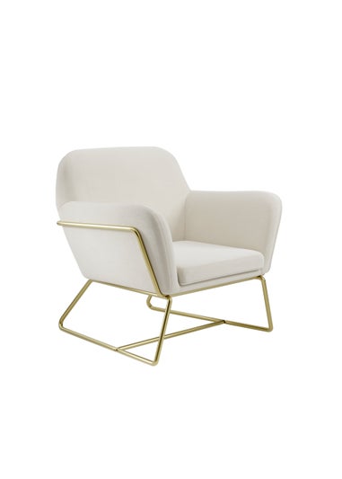LPD Furniture Charles Armchair Cream (765x660x755mm)