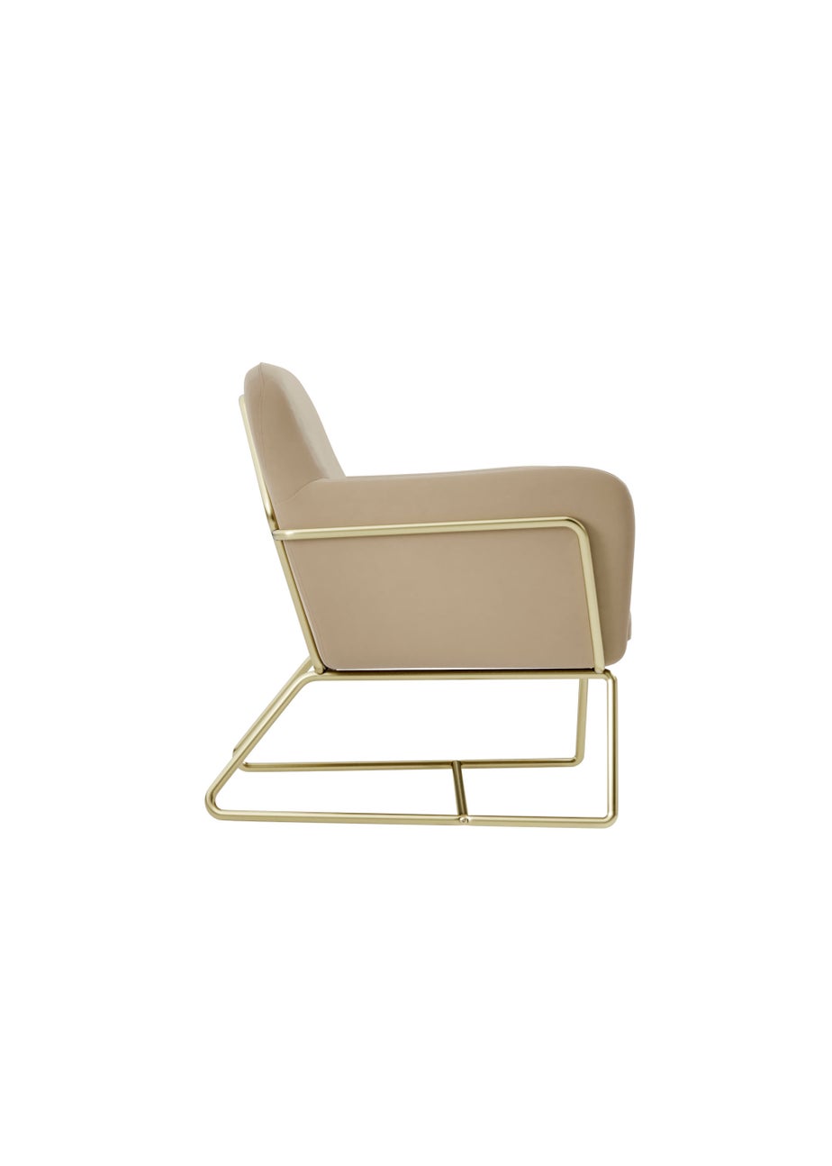 LPD Furniture Charles Armchair Beige (765x660x755mm)