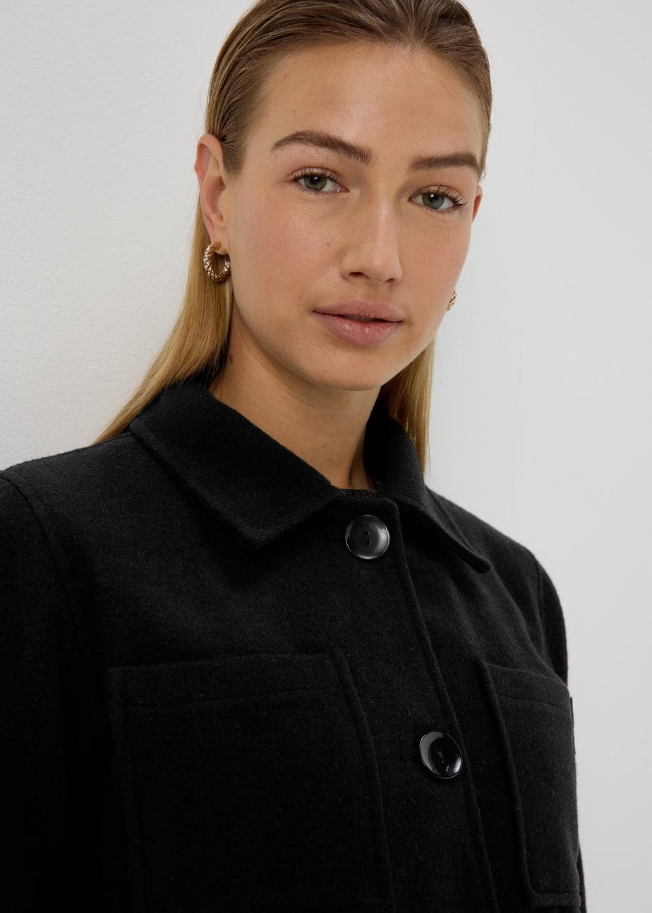 Black Pocket Detail Jacket