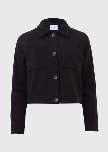 Black Pocket Detail Jacket
