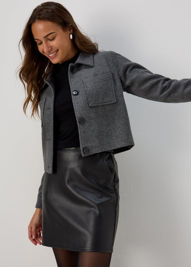 Grey Pocket Detail Jacket