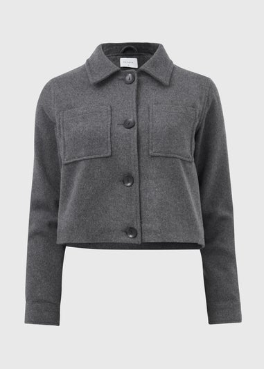 Grey Pocket Detail Jacket