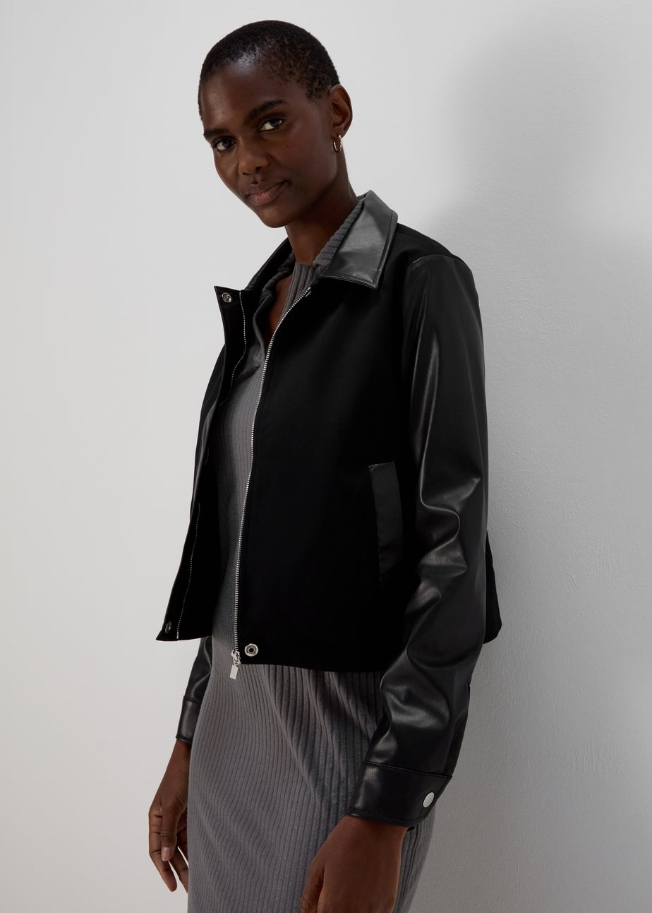 Black Trucker Jacket