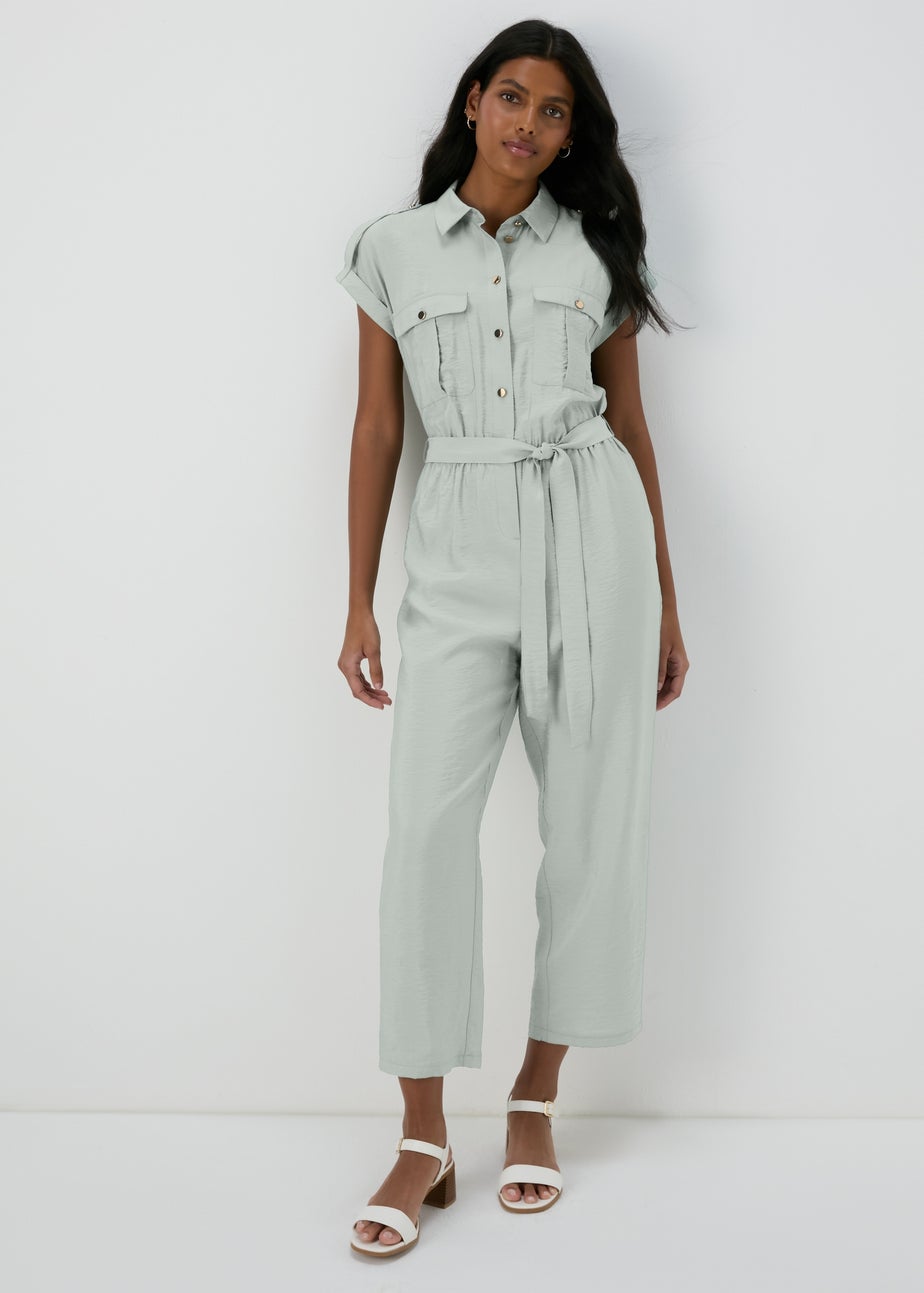 Et Vous Sage Utility Airflow Jumpsuit