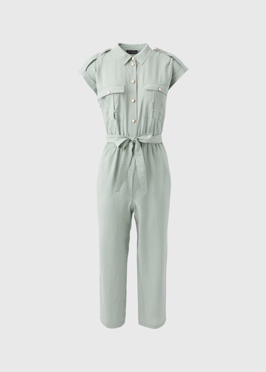 Et Vous Sage Utility Airflow Jumpsuit