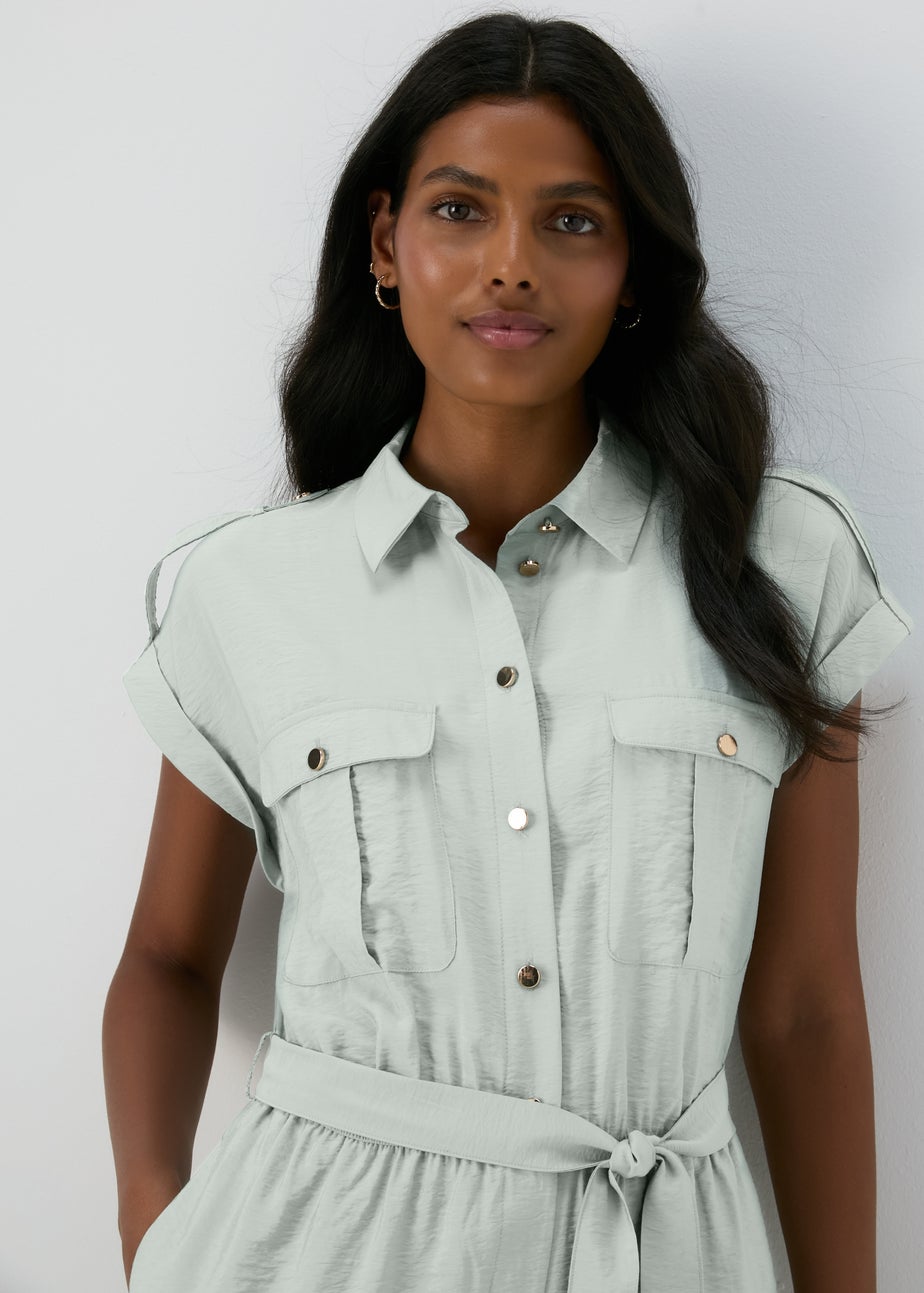 Et Vous Sage Utility Airflow Jumpsuit