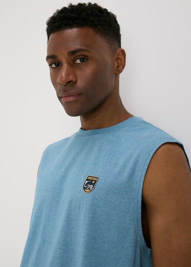 Blue Badge Vest Top