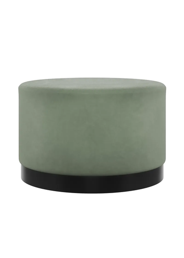LPD Furniture Lara Pouffe Sage Velvet Large