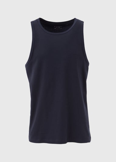 Navy Ribbed Vest