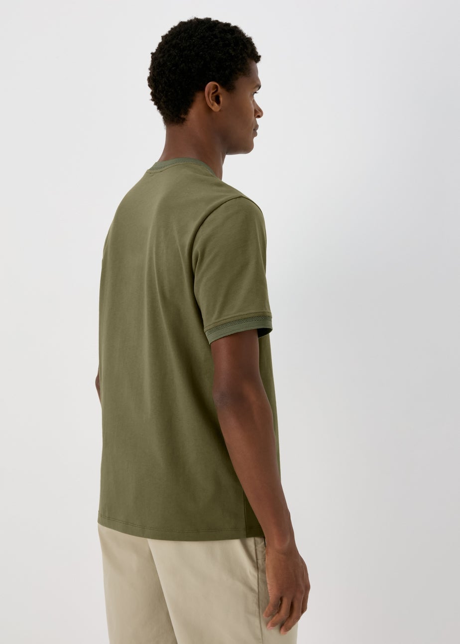 Khaki Trim T-Shirt
