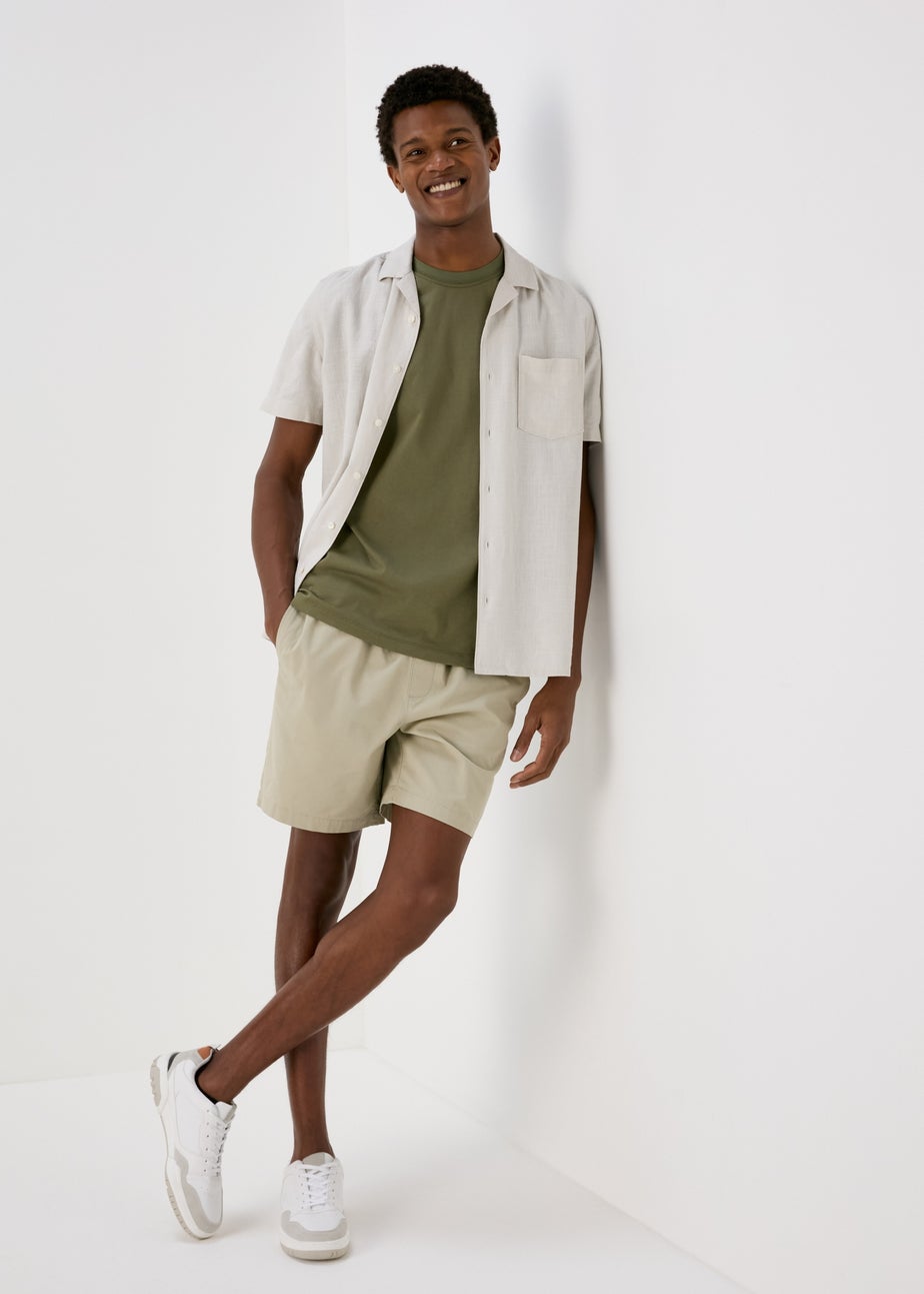 Khaki Trim T-Shirt