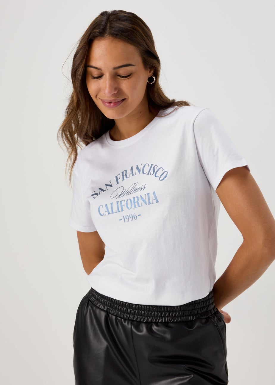 White California Foil T Shirt