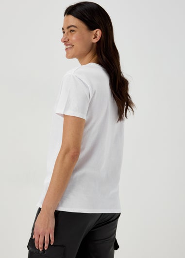 White Paris Foil T Shirt