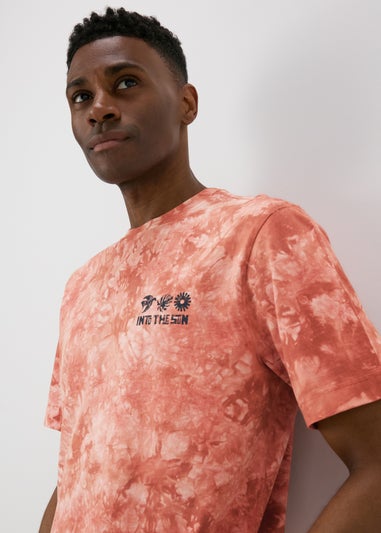 Orange Tye Dye T-Shirt