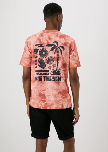 Orange Tye Dye T-Shirt