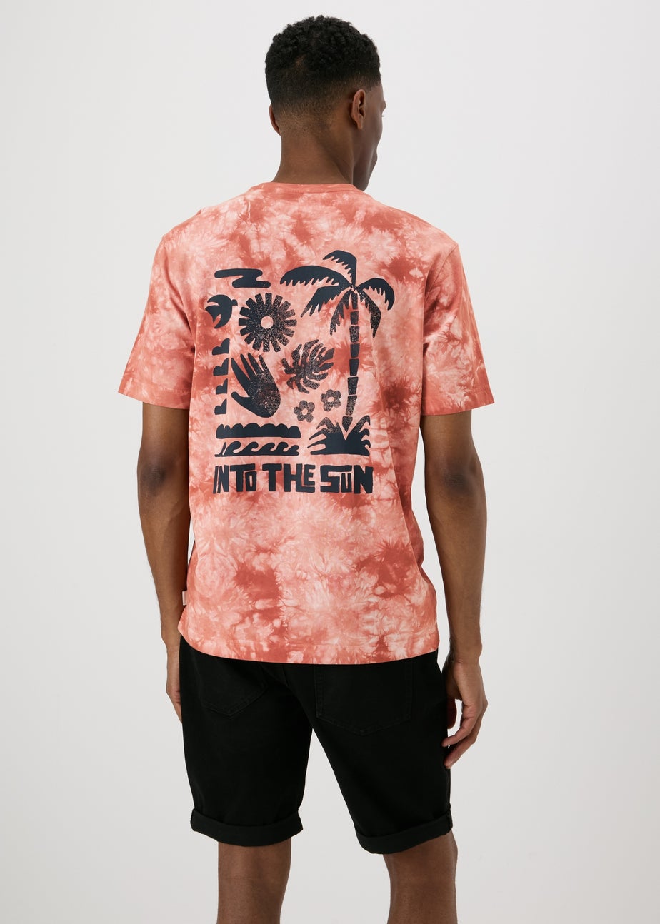 Orange Tye Dye T-Shirt