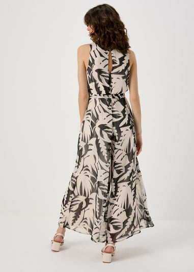 Et Vous Nude Chiffon Jumpsuit