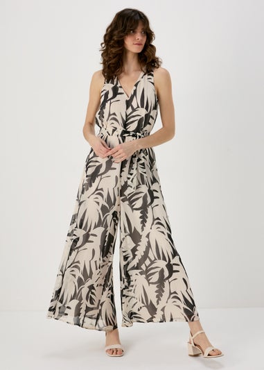 Et Vous Nude Chiffon Jumpsuit