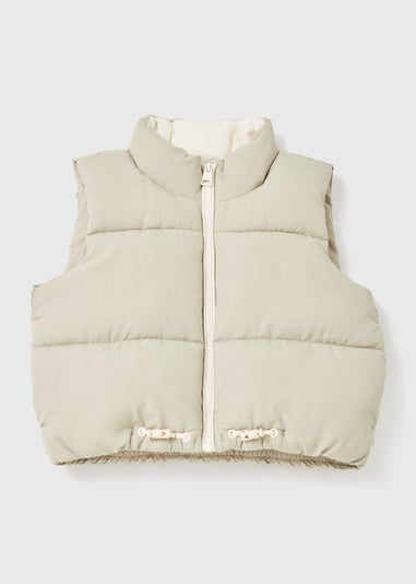 Girls Stone Cropped Gilet (7-15yrs)