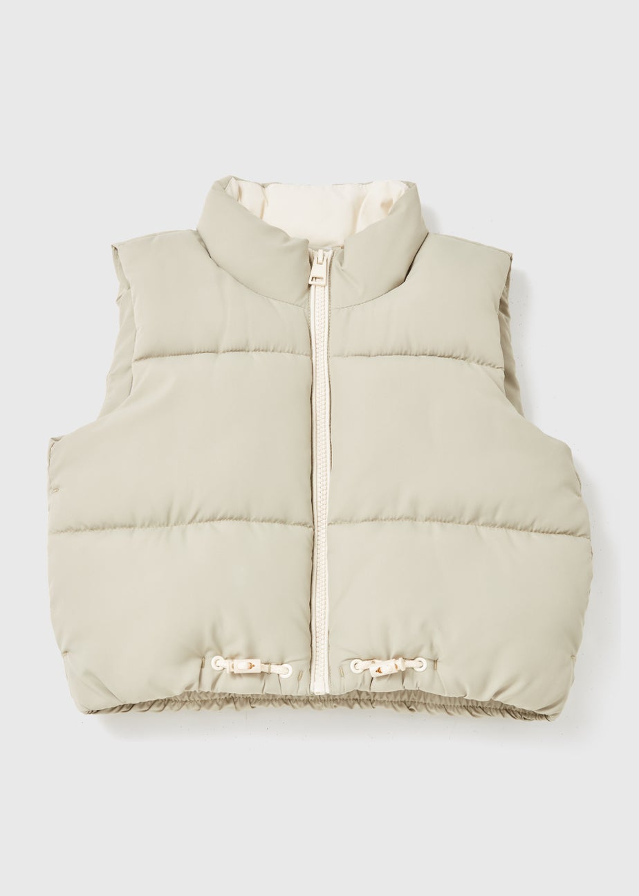 Girls Stone Cropped Gilet (7-15yrs)