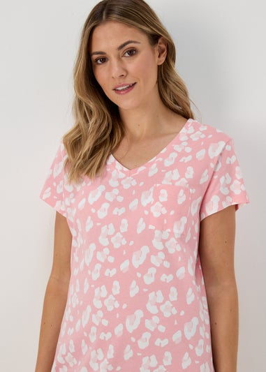 Pink Leopard Print Nightie