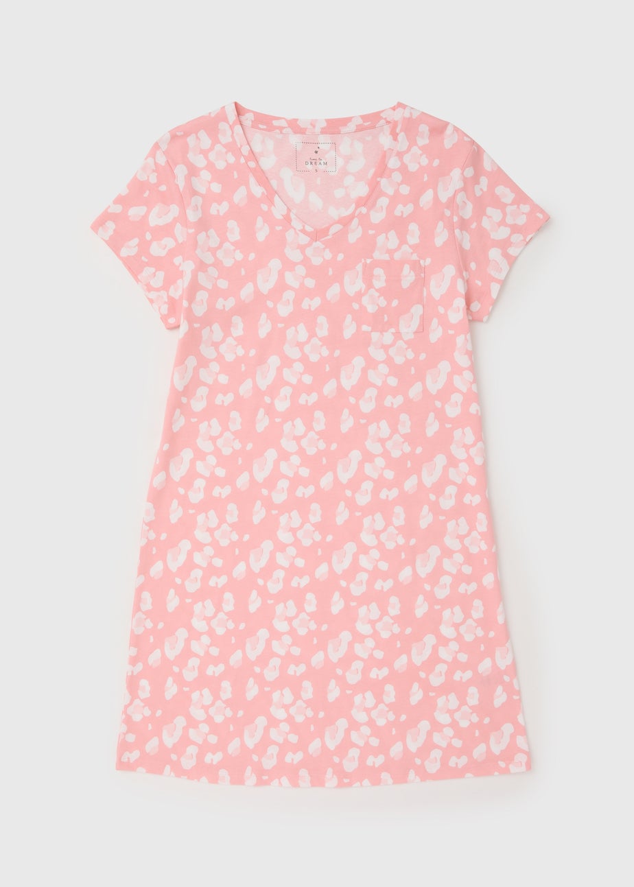 Pink Leopard Print Nightie