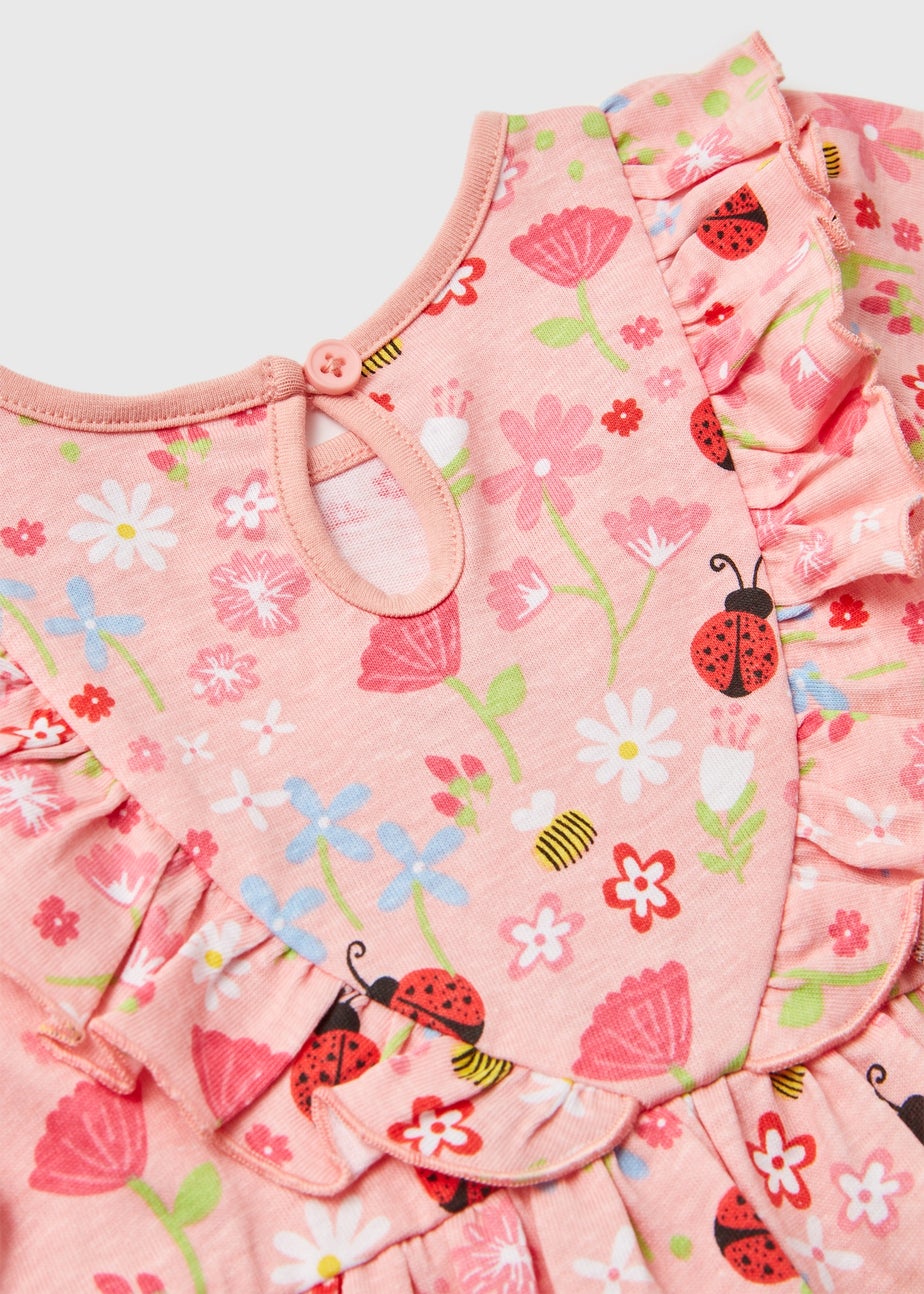 Baby Pink Ladybird Dress (Newborn-23mths)