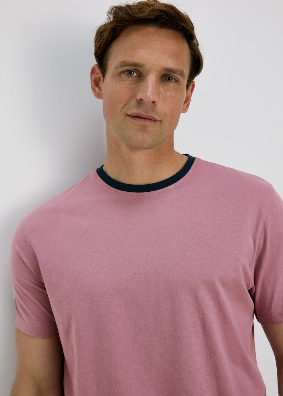 Purple Basic T-Shirt & Shorts Pyjama Set