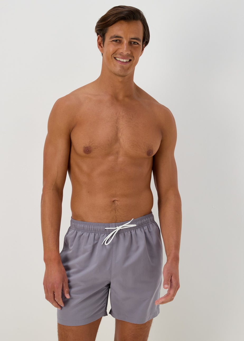 Purple Plain Swim Shorts