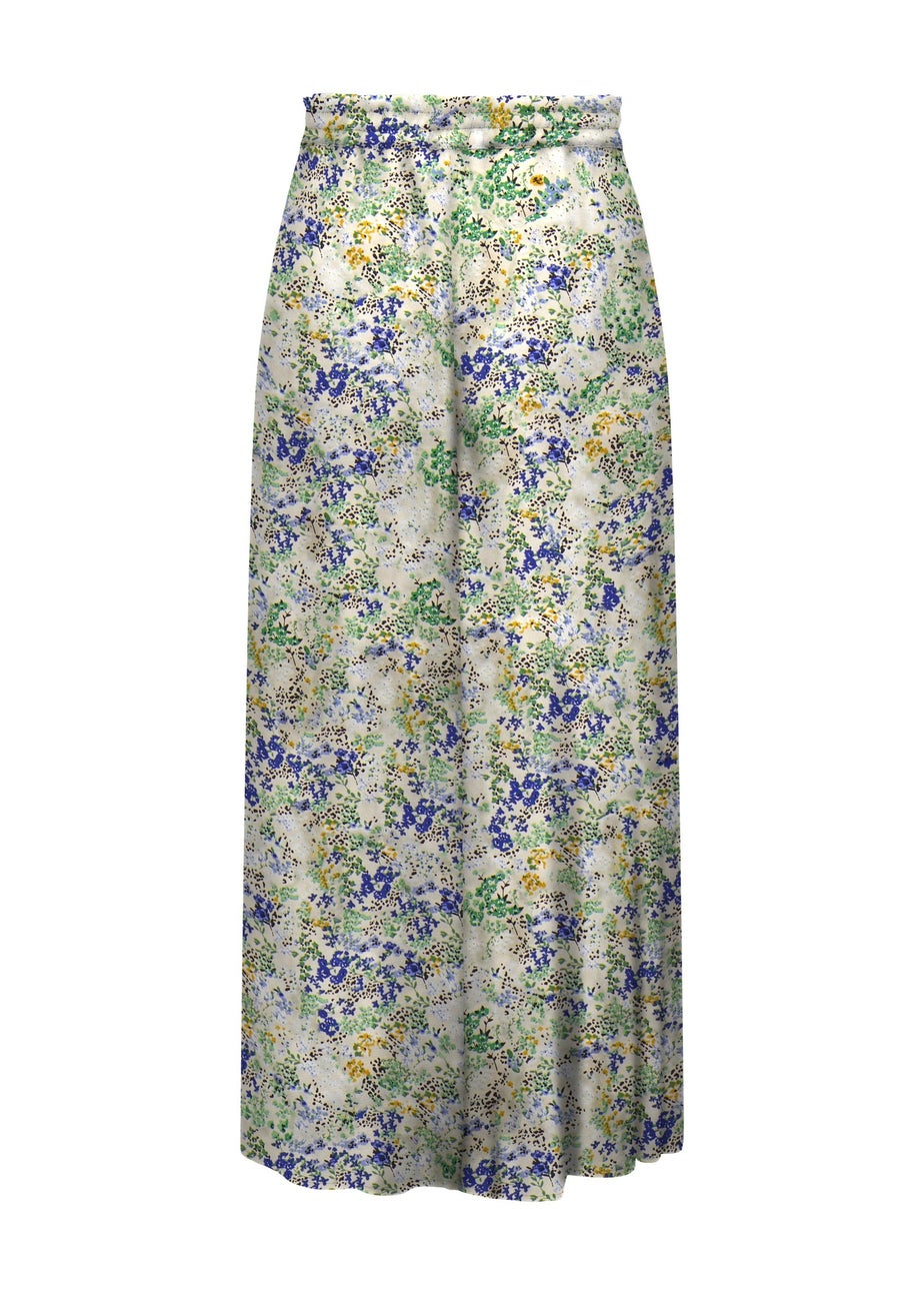 JDY Multicolour Floral Midi Skirt