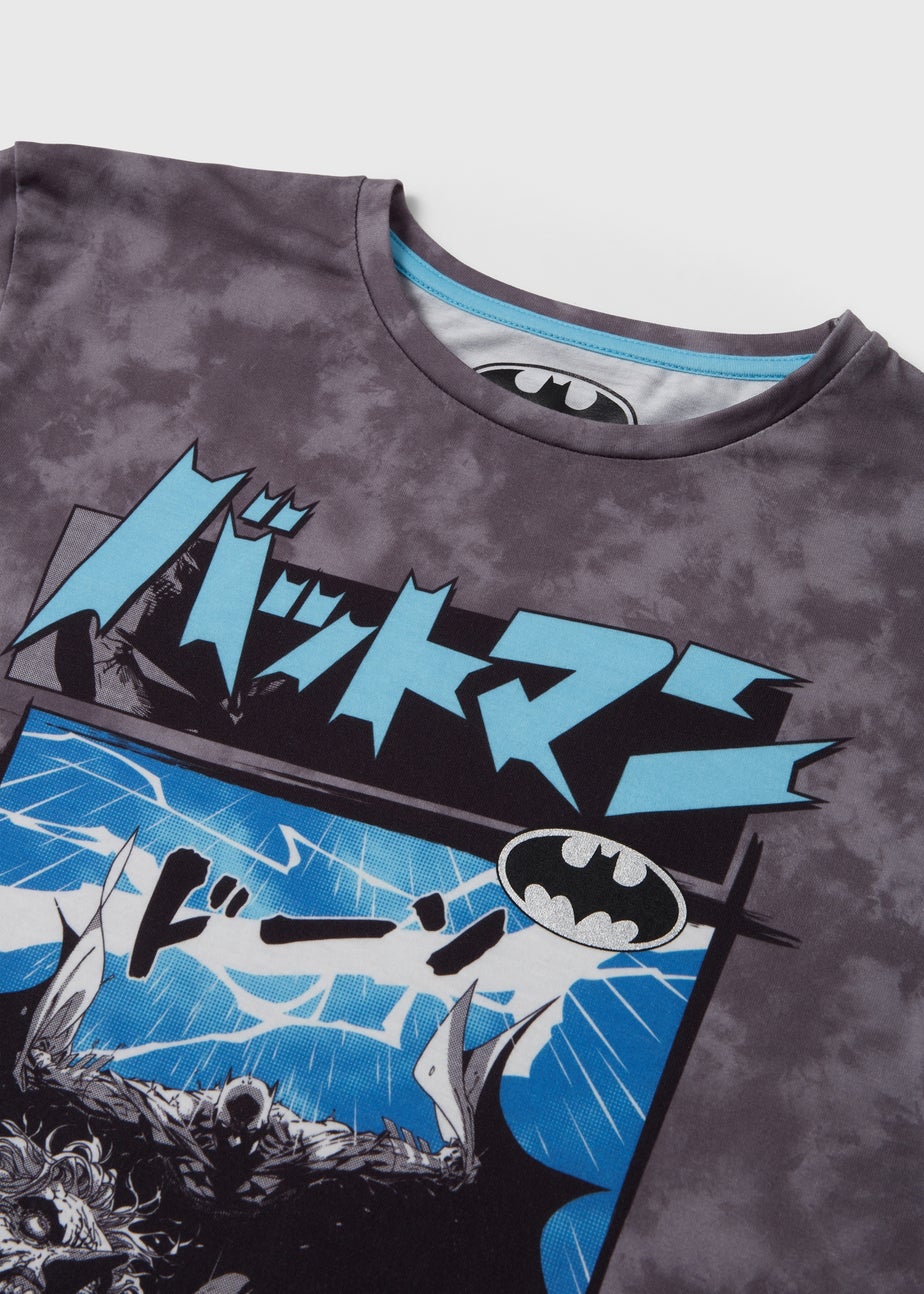 Boys Charcoal Tie Dye T Shirt (4-12yrs)