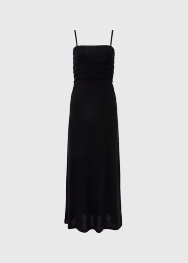 JDY Black Dalila Ankle Smock Dress